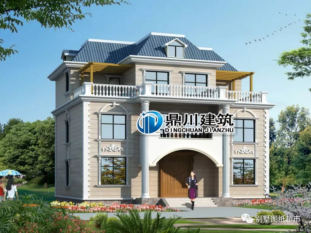 10款簡潔大方經濟型三層自建別墅，第1款造價20萬，第6款最漂亮！