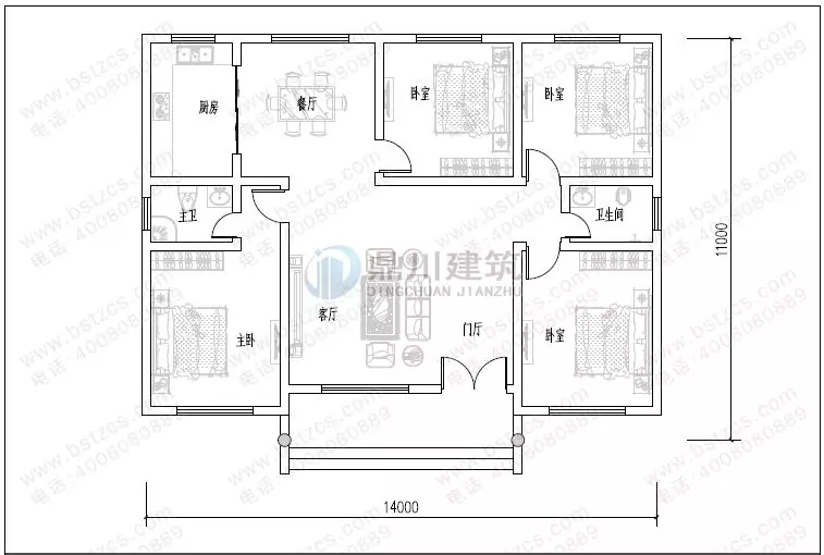15萬就能建的一層農村別墅，精致大氣房間多，養老住家首選！